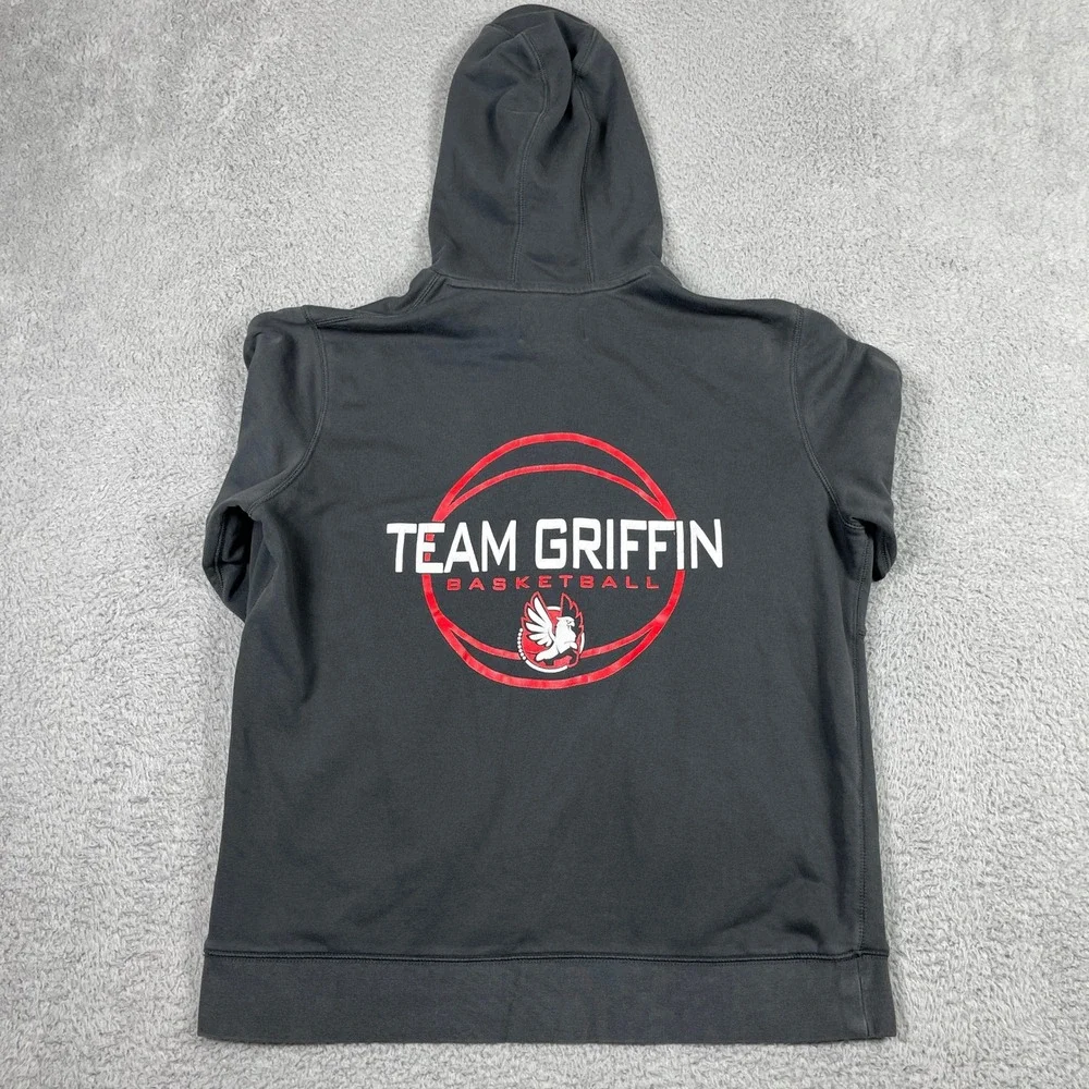 Jordan Team Griffin Basketball Hoodie Mens Medium Gray Blake Griffin Jumpman
